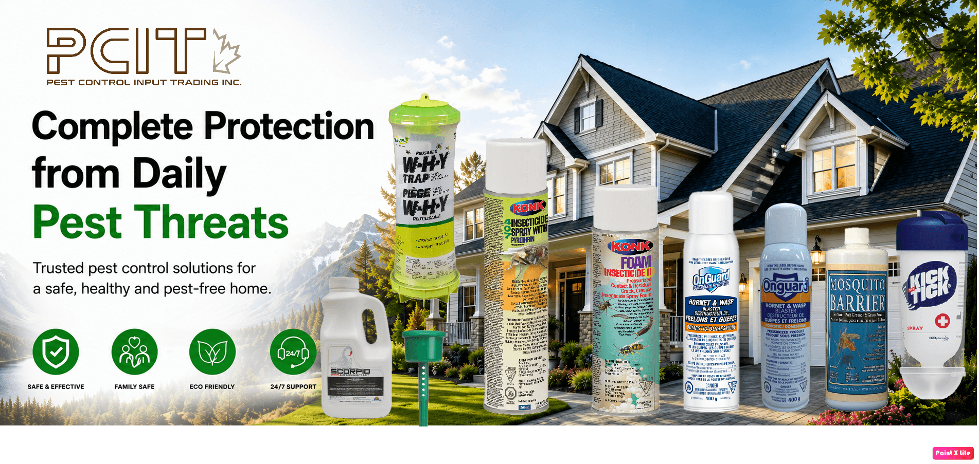 Complete protection from daily pest threats