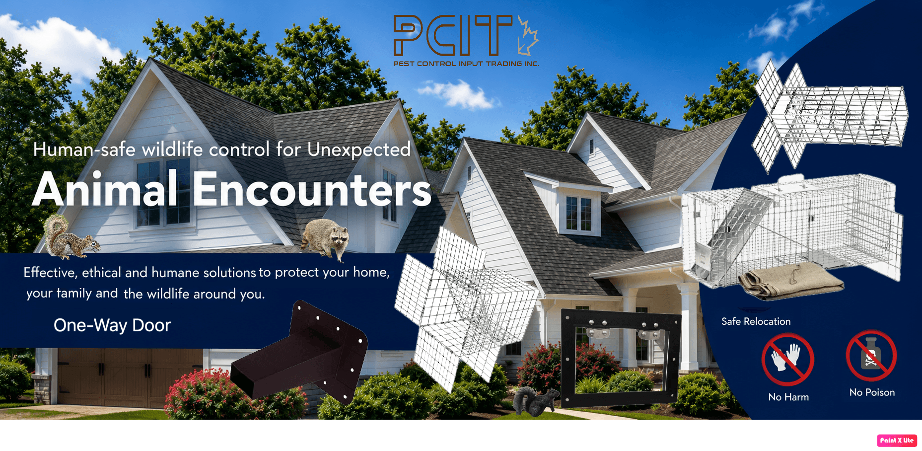 Permanent solutions for rodent and pest pressure